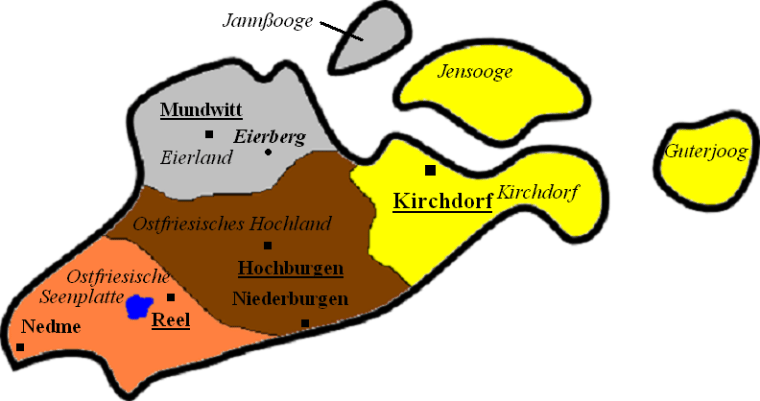 Ostfriesland_Landkarte